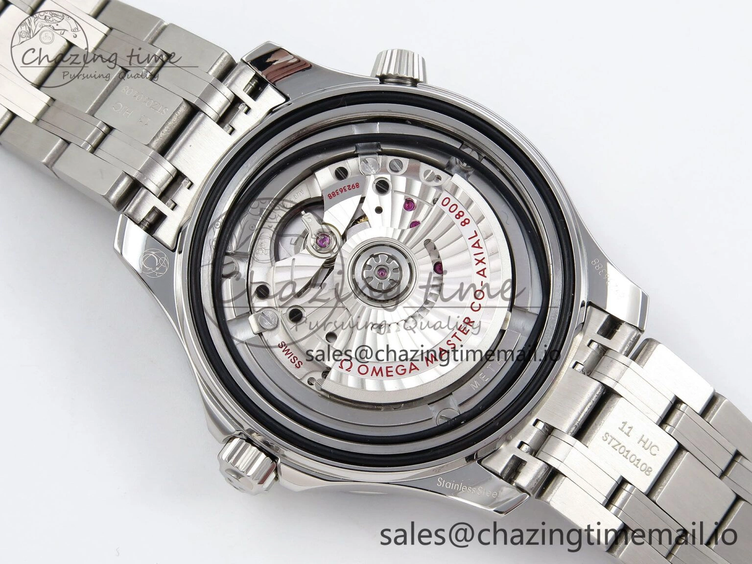 Seamaster 300 VSF 1:1 Best Edition Summer Blue Dial on SS Bracelet A Practical 7717