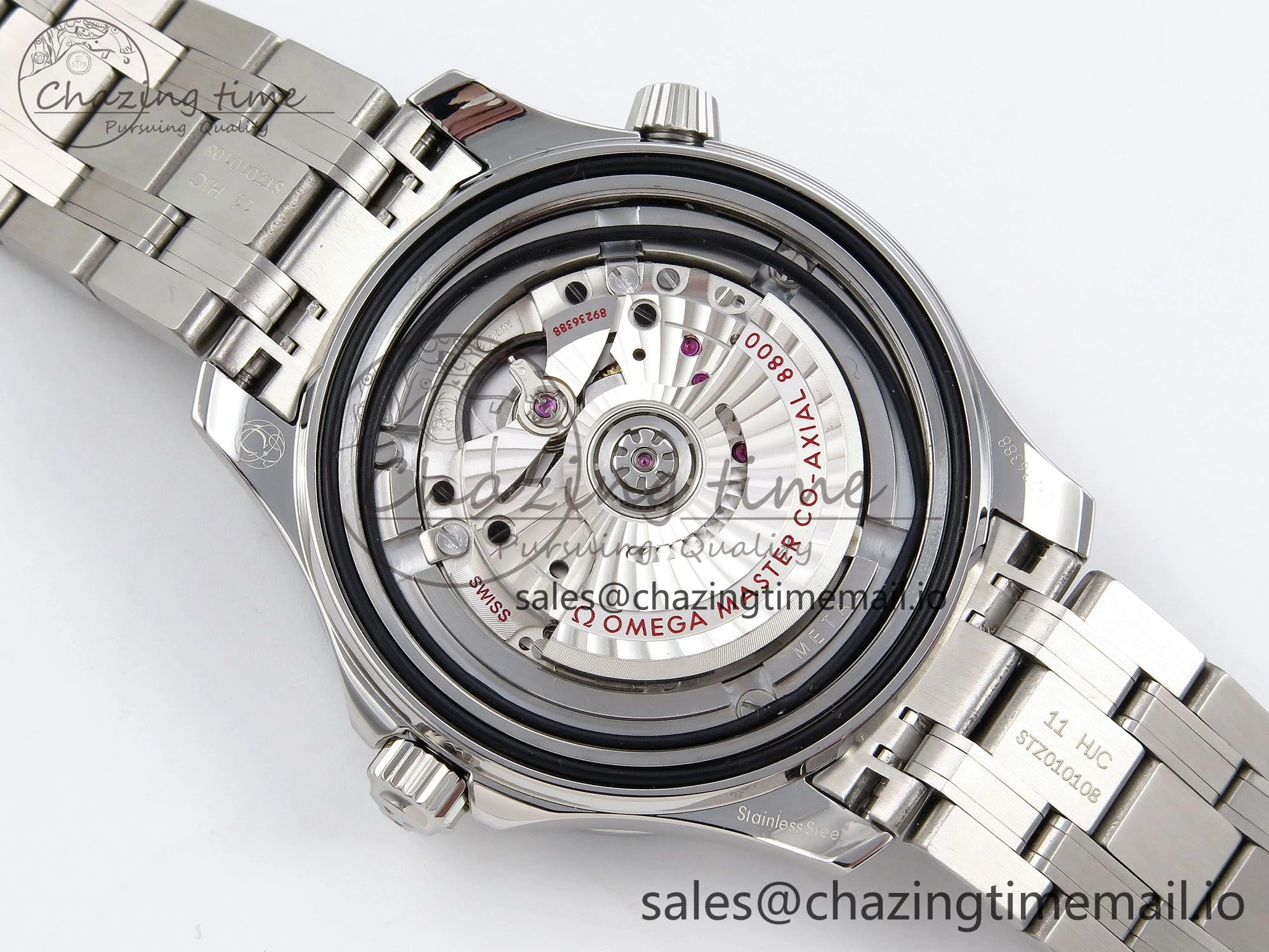 Seamaster 300 VSF 1:1 Best Edition Summer Blue Dial on SS Bracelet A Practical 7717