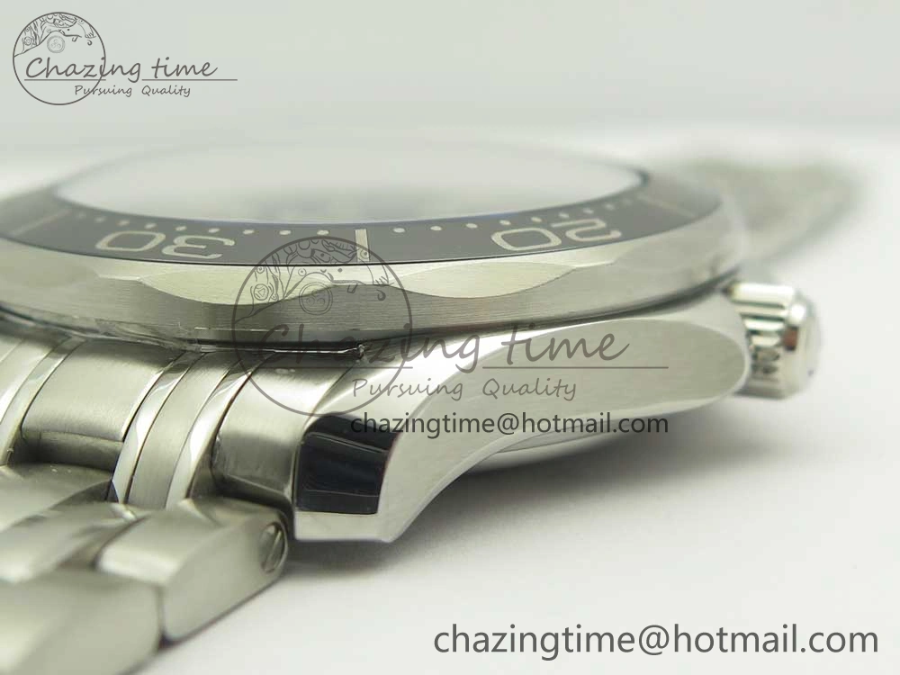 Seamaster 300M 007 50th SS MKS V3 1:1 Best Edition Black 007 Dial Ceramic Bezel on SS Bracelet A Practical 7982