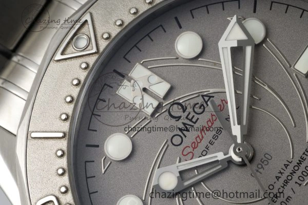 Seamaster 300M 007 Platinum VSF 1:1 Best Edition Gray Dial on SS Bracelet A Cozy 7826