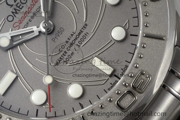 Seamaster 300M 007 Platinum VSF 1:1 Best Edition Gray Dial on SS Bracelet A Cozy 7826