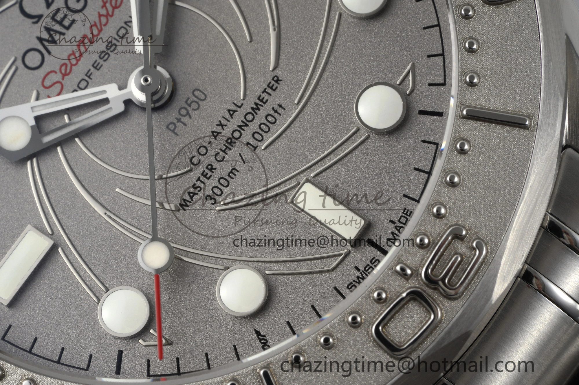 Seamaster 300M 007 Platinum VSF 1:1 Best Edition Gray Dial on SS Bracelet A Cozy 7826