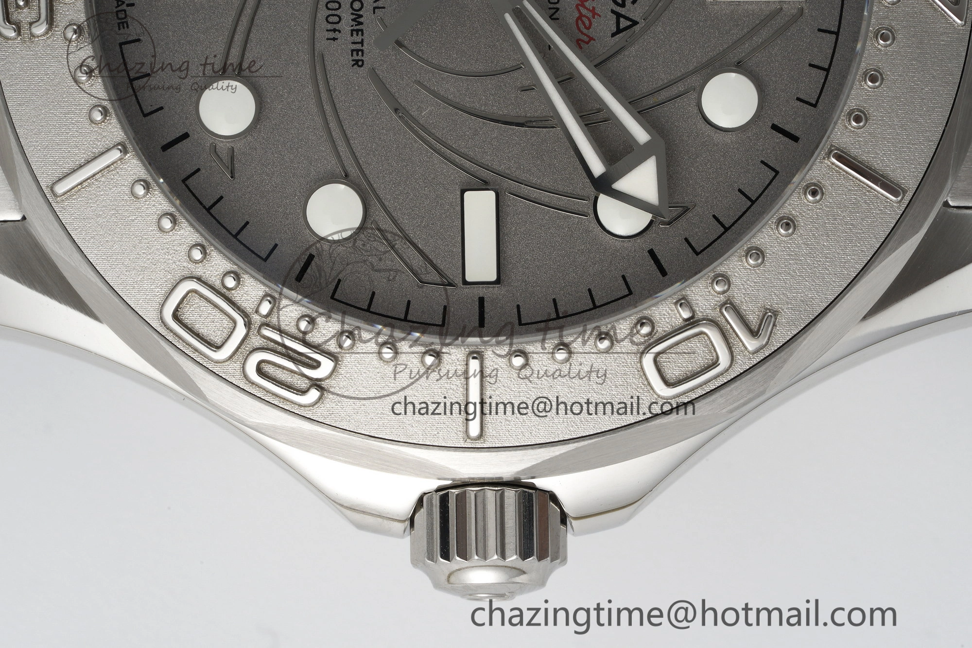 Seamaster 300M 007 Platinum VSF 1:1 Best Edition Gray Dial on SS Bracelet A Cozy 7826