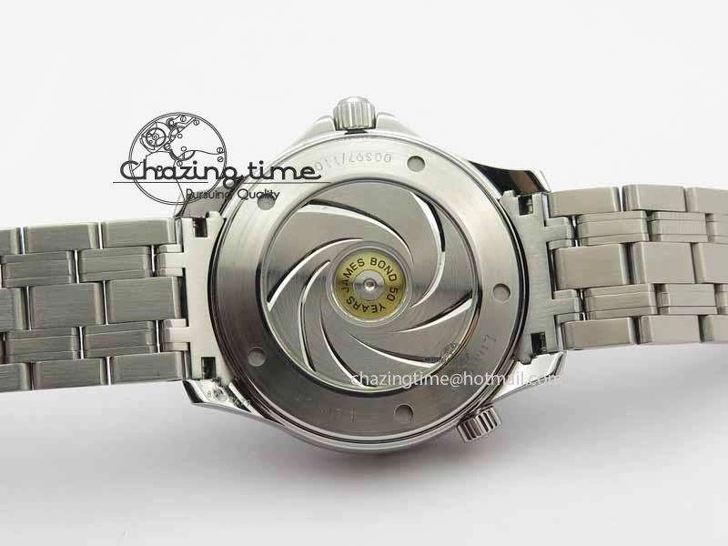 Seamaster 300M 007 SS MK 1:1 Best Edition Black 007 Dial Ceramic Bezel On SS Bracelet A Affordable 8178