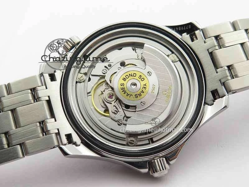 Seamaster 300M 007 SS MK 1:1 Best Edition Black 007 Dial Ceramic Bezel On SS Bracelet A Affordable 8178
