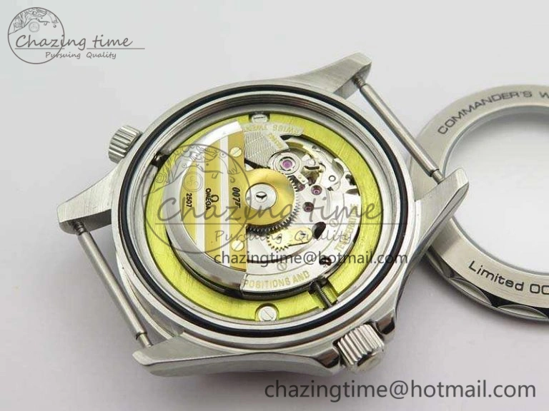 Seamaster 300M 007 SS URF 1:1 Best Edition White Dial Ceramic Bezel On Nylon Strap A2507(Free SS Bracelet) Functional 8118