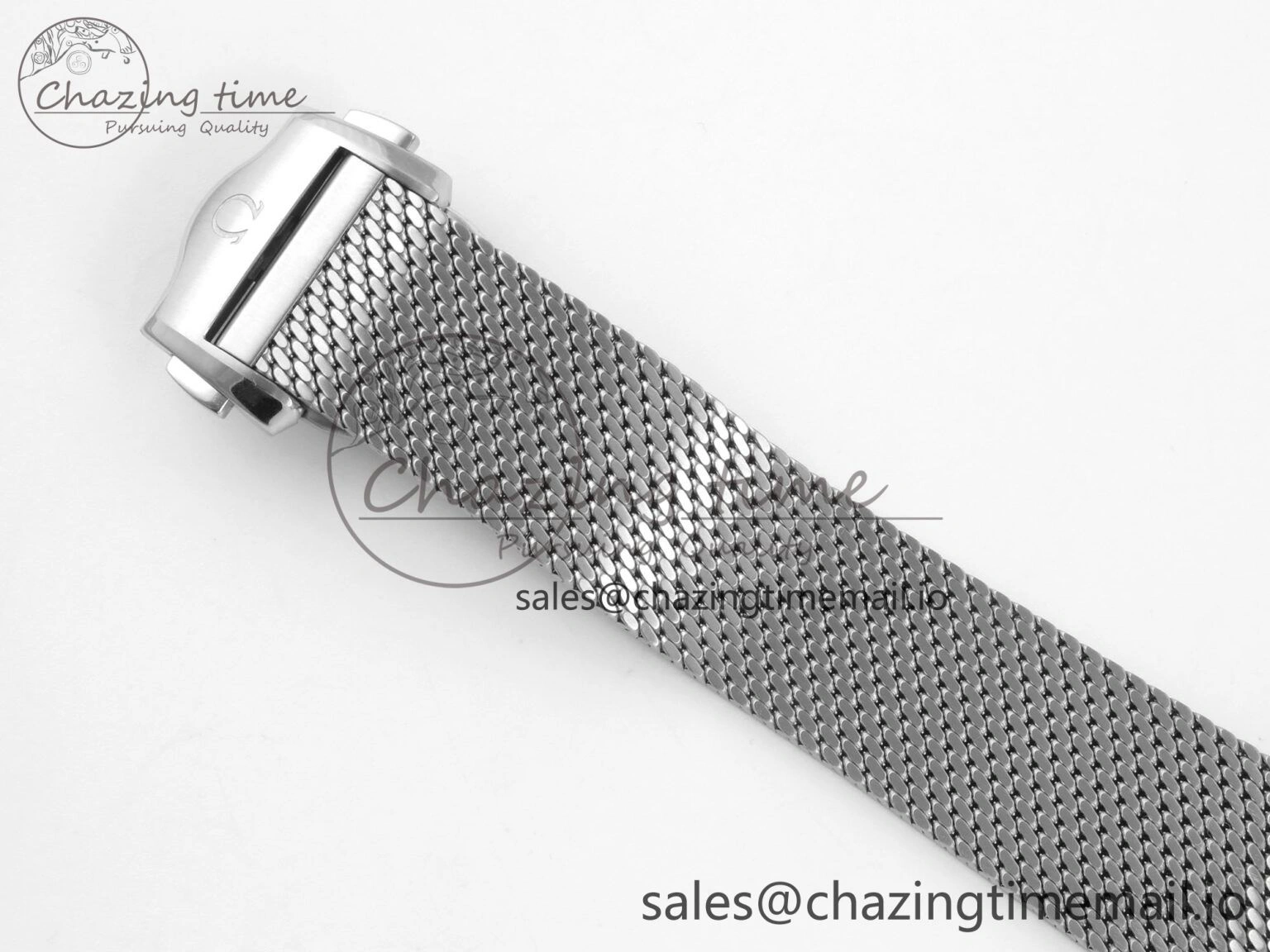 FreshLook Seamaster 300M 42mm SS VSF Best Edition Black Dial On Mesh Bracelet A 7658