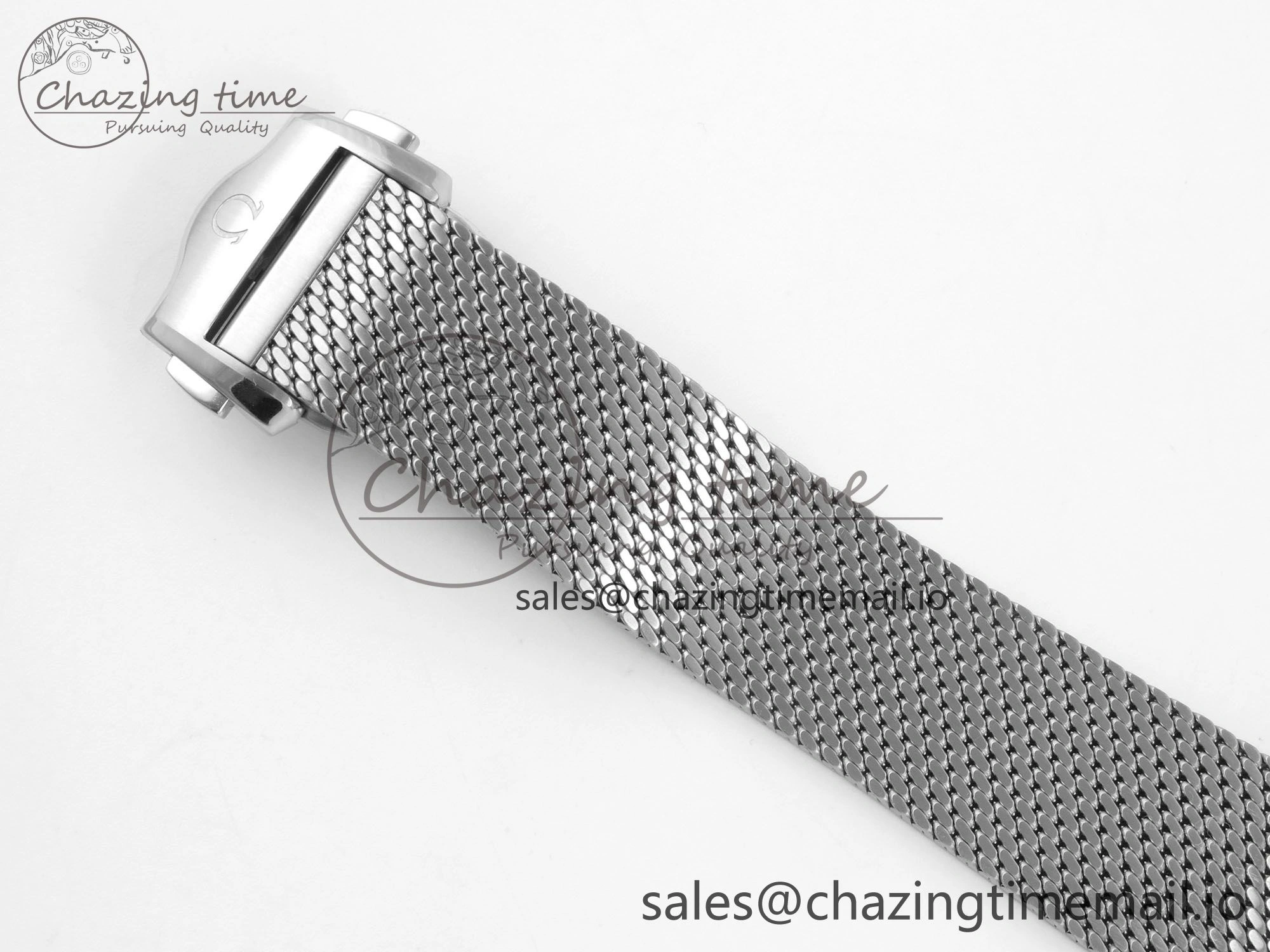 FreshLook Seamaster 300M 42mm SS VSF Best Edition Black Dial On Mesh Bracelet A 7658