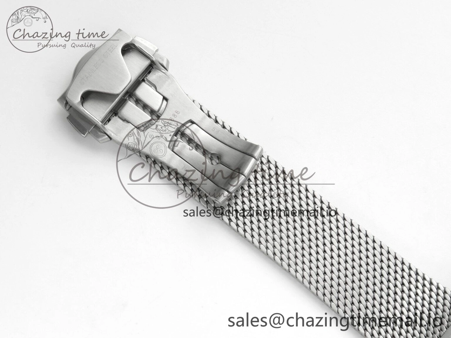 FreshLook Seamaster 300M 42mm SS VSF Best Edition Black Dial On Mesh Bracelet A 7658