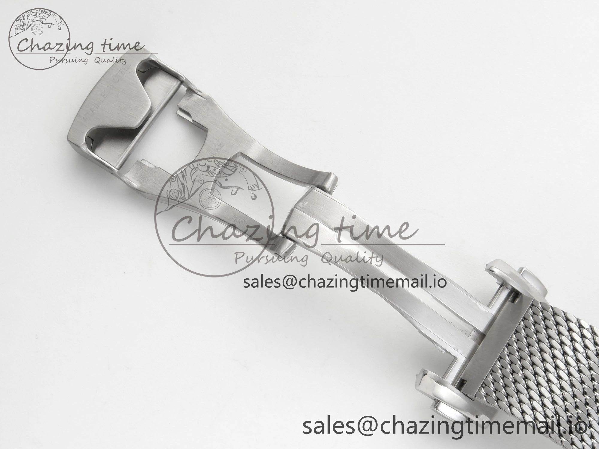 FreshLook Seamaster 300M 42mm SS VSF Best Edition Black Dial On Mesh Bracelet A 7658