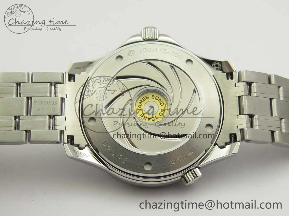 Seamaster 300M Chronometer SS “007” Limited Edition OMF 1:1 Best Edition on SS Bracelet A2824 (Black Balance Wheel) V Durable 7952