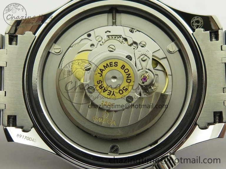 Seamaster 300M Chronometer SS “007” Limited Edition OMF 1:1 Best Edition on SS Bracelet A2824 (Black Balance Wheel) V Durable 7952