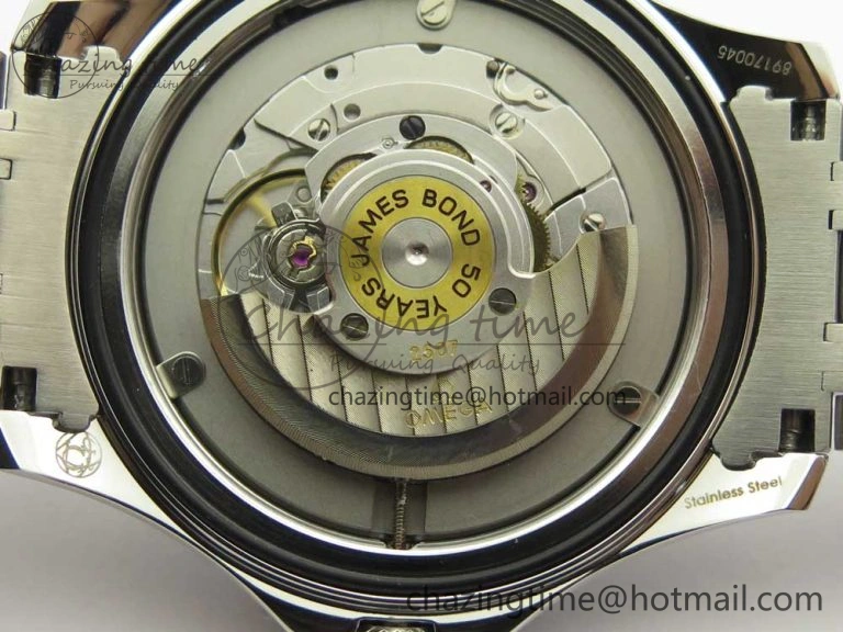 Seamaster 300M Chronometer SS “007” Limited Edition OMF 1:1 Best Edition on SS Bracelet A2824 (Black Balance Wheel) V Durable 7952