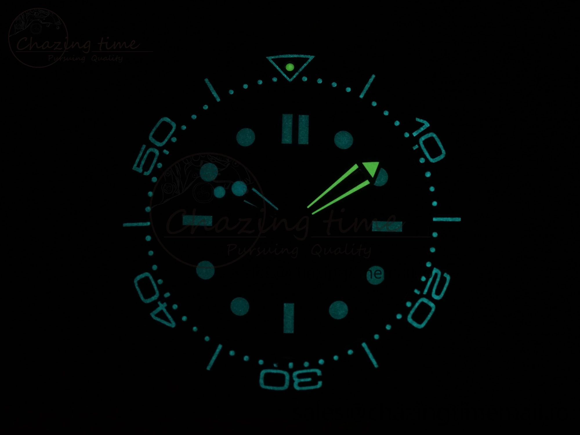 TravelReady Seamaster 300M Diver Rose Gold VSF 1:1 Best Edition Black Dial on Mesh Bracelet A 7662