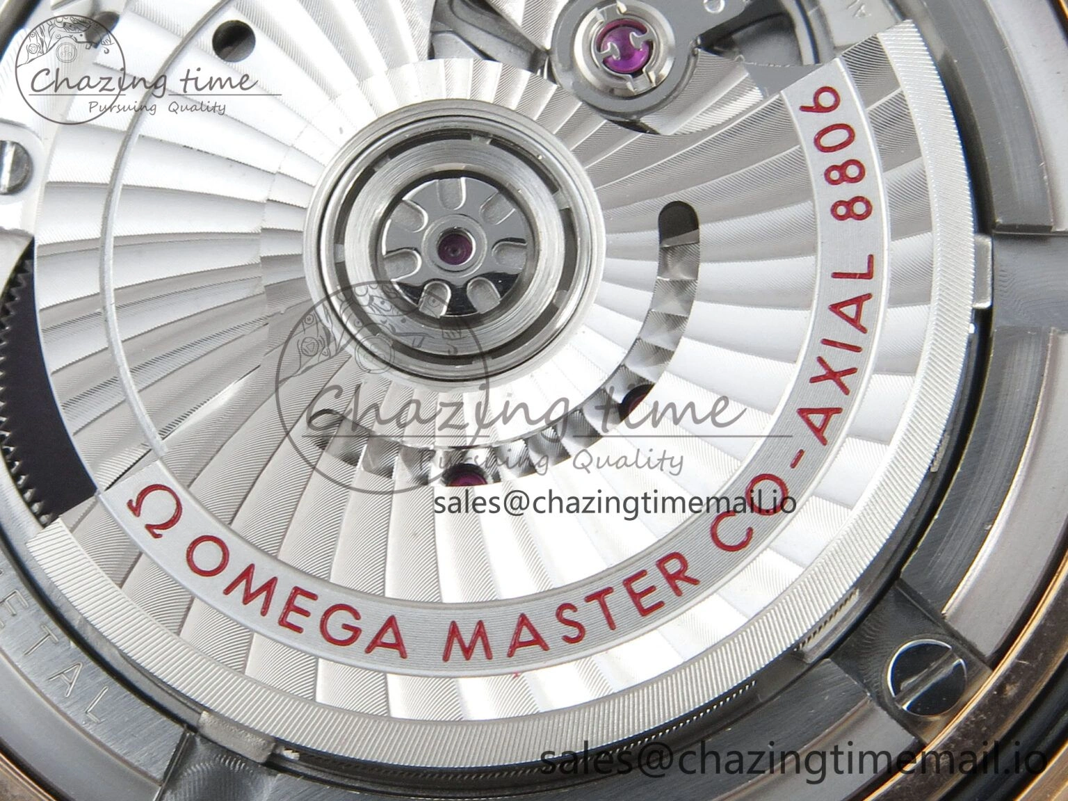 TravelReady Seamaster 300M Diver Rose Gold VSF 1:1 Best Edition Black Dial on Mesh Bracelet A 7662