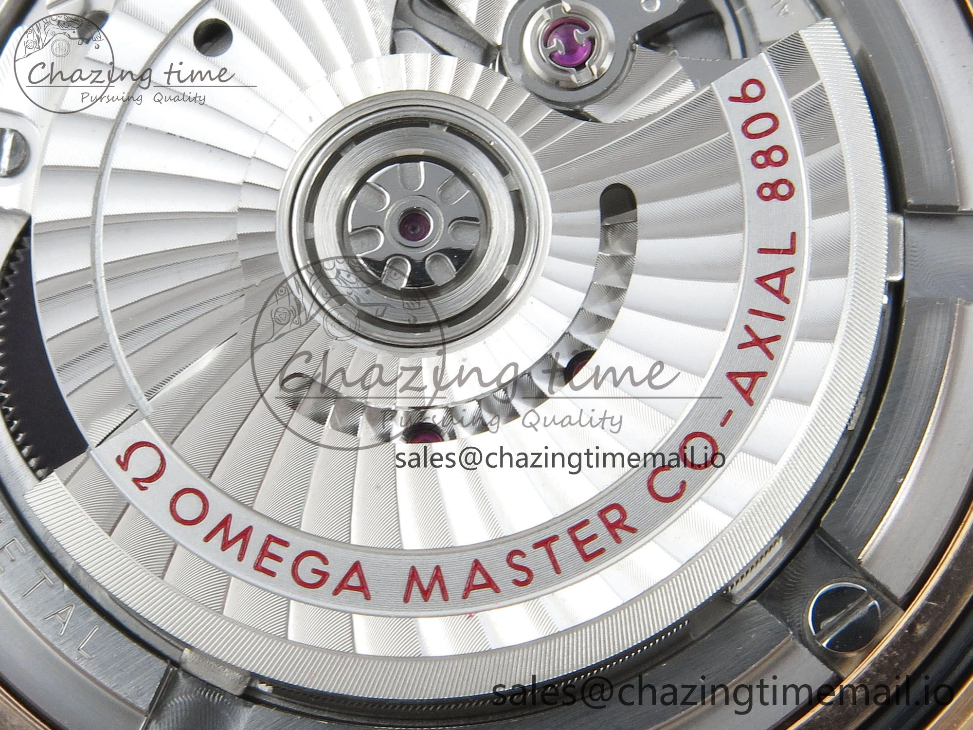 TravelReady Seamaster 300M Diver Rose Gold VSF 1:1 Best Edition Black Dial on Mesh Bracelet A 7662