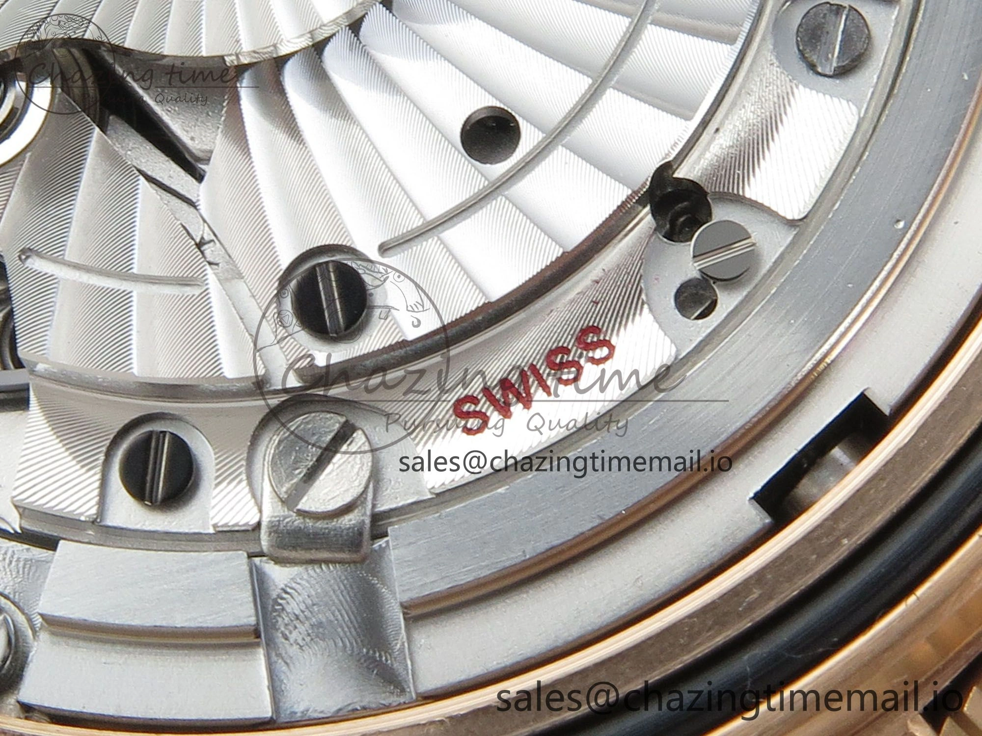 TravelReady Seamaster 300M Diver Rose Gold VSF 1:1 Best Edition Black Dial on Mesh Bracelet A 7662