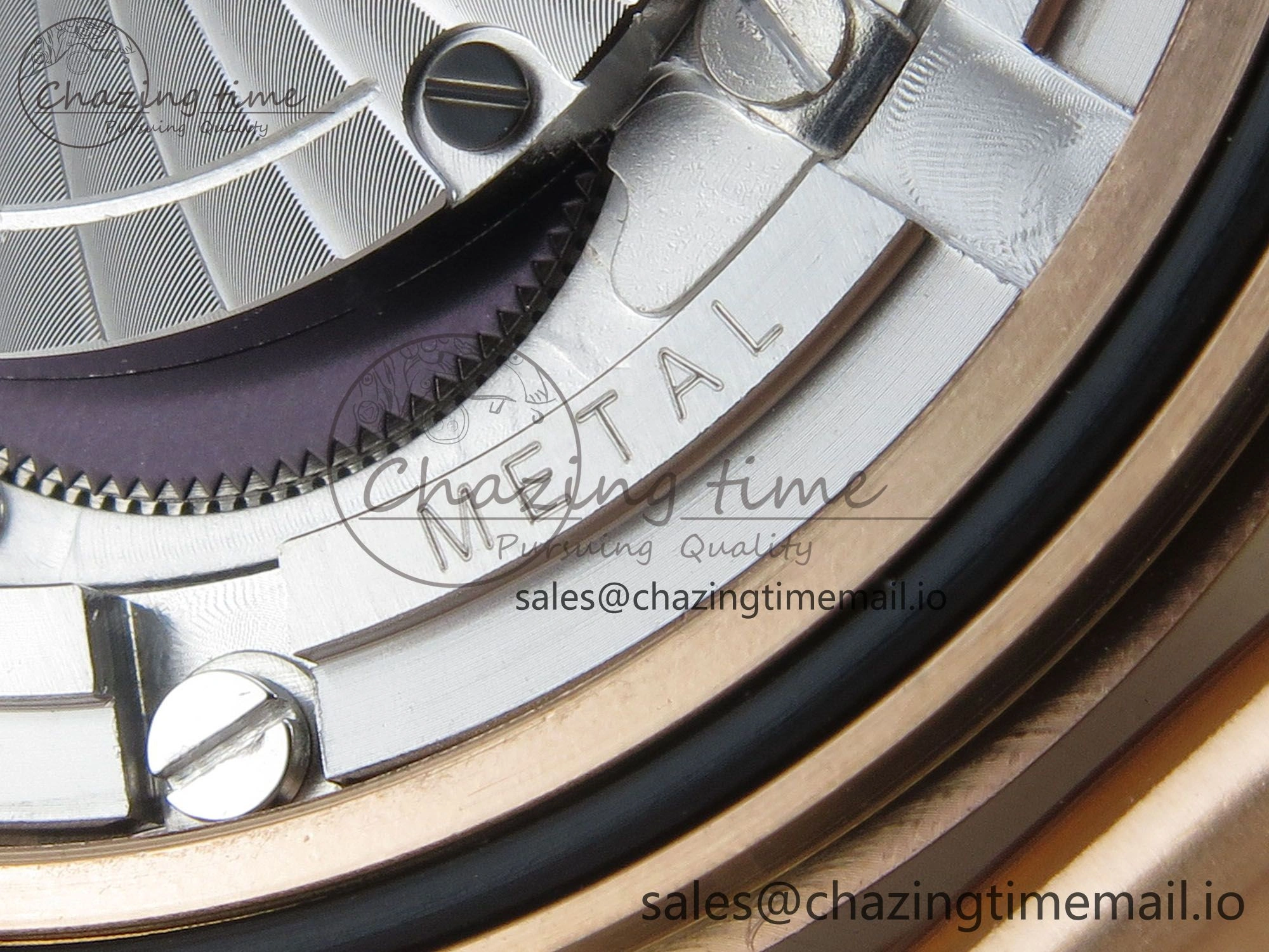 TravelReady Seamaster 300M Diver Rose Gold VSF 1:1 Best Edition Black Dial on Mesh Bracelet A 7662