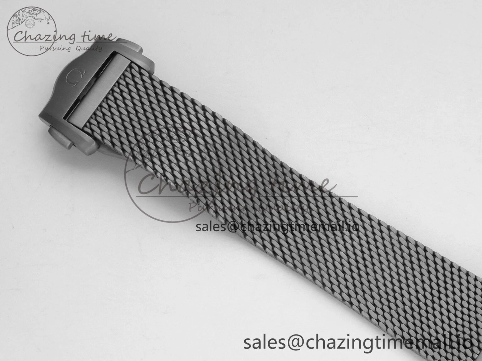 Seamaster 300M Diver Titanium Bronze Gold VSF 1:1 Best Edition Green Dial on Titanium Mesh Bracelet A BestValue 7660
