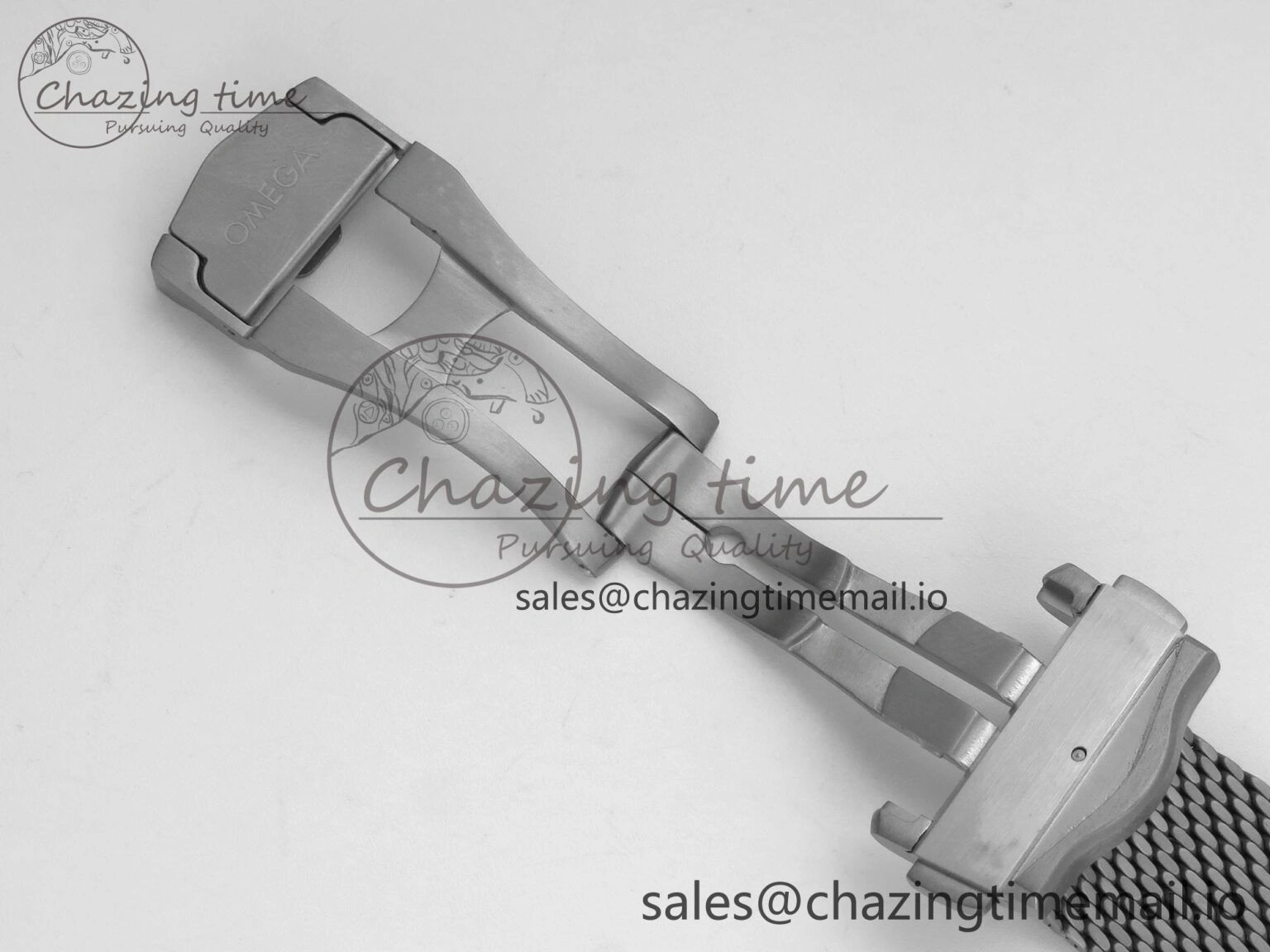 Seamaster 300M Diver Titanium Bronze Gold VSF 1:1 Best Edition Green Dial on Titanium Mesh Bracelet A BestValue 7660