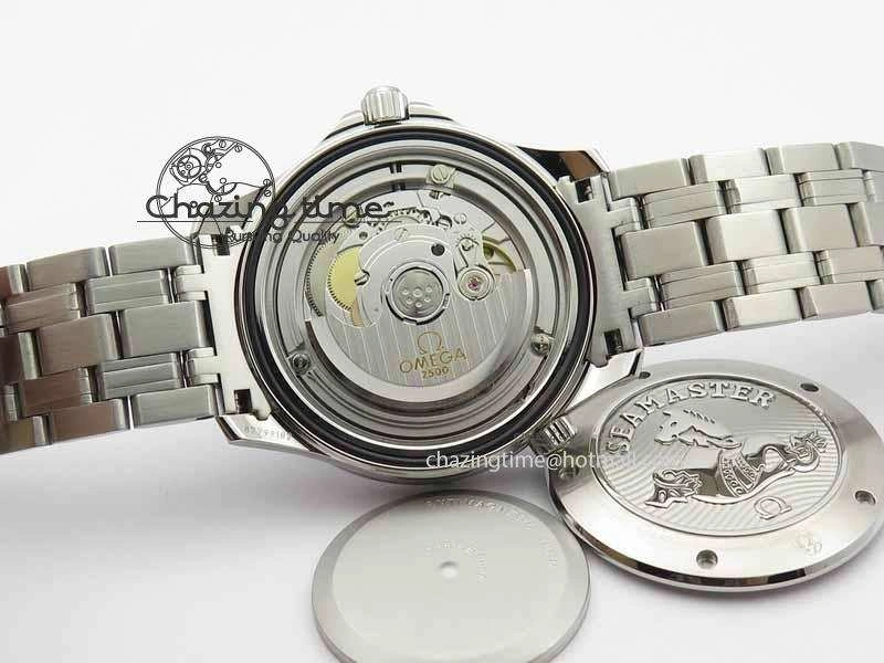 Seamaster 300M SS MK 1:1 Best Edition Black Dial Ceramic Bezel On SS Bracelet A HighQuality 8177