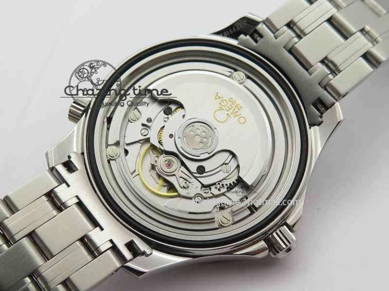 Seamaster 300M SS MK 1:1 Best Edition Black Dial Ceramic Bezel On SS Bracelet A HighQuality 8177