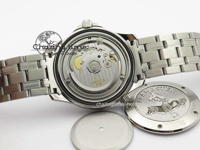 Seamaster 300M SS MK 1:1 Best Edition Blue Dial Blue Ceramic Bezel On SS Bracelet A Elegant 8175