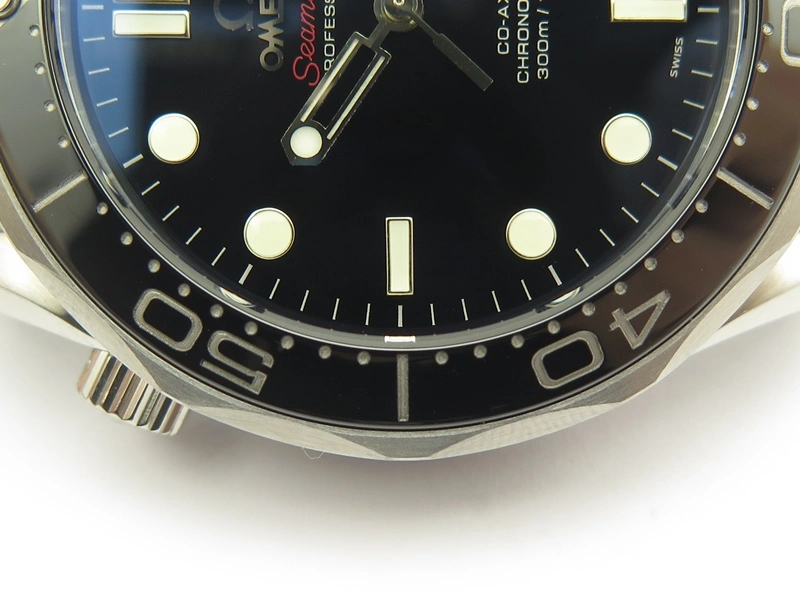 Premium Seamaster 300M SS MKF 1:1 Best Edition Black Dial Black Ceramic Bezel On SS Bracelet A2824 V 8069
