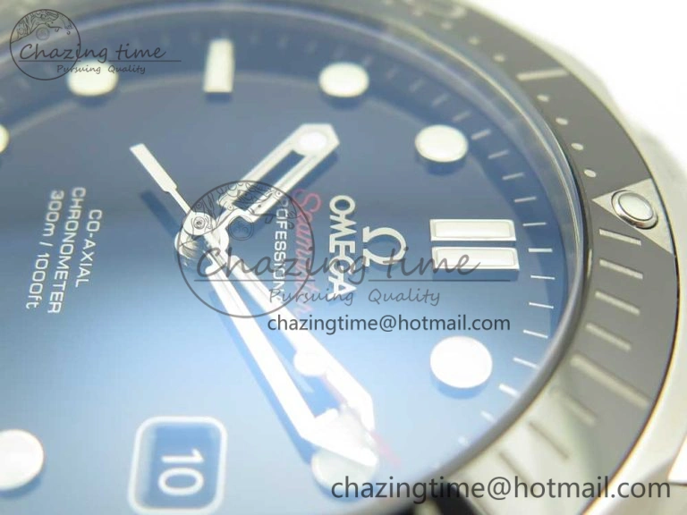 Seamaster 300M SS MKS V3 1:1 Best Edition Black Dial Black Ceramic Bezel on SS Bracelet A UrbanChic 7981