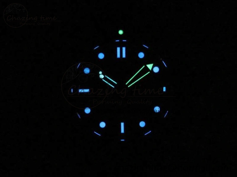 Flexible Seamaster 300M SS OMF 1:1 Best Edition Black Dial Matt Black Ceramic Bezel On SS Bracelet A 8147