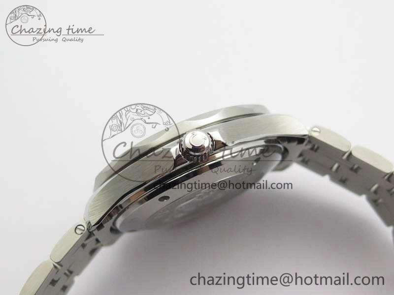 Flexible Seamaster 300M SS OMF 1:1 Best Edition Black Dial Matt Black Ceramic Bezel On SS Bracelet A 8147