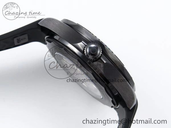 Trendy Seamaster 300m 43.5mm Black Ceramic S+F 1:1 Best Edition Black Dial on Black Rubber Strap A 7731