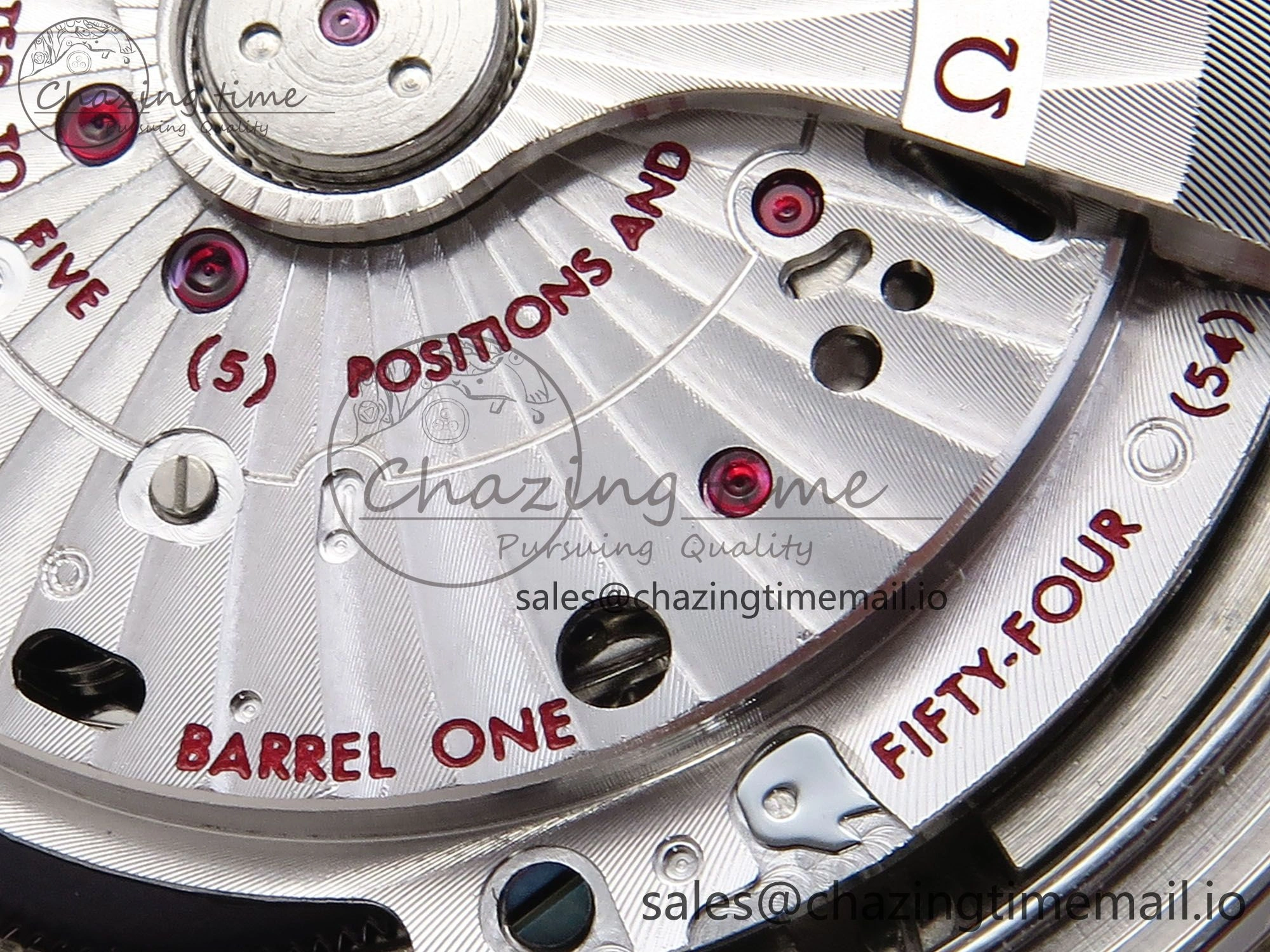 Minimalist Seamaster 300m Chrono SS RG OMF 1:1 Best Edition Blue Dial on SS RG Bracelet A 7686