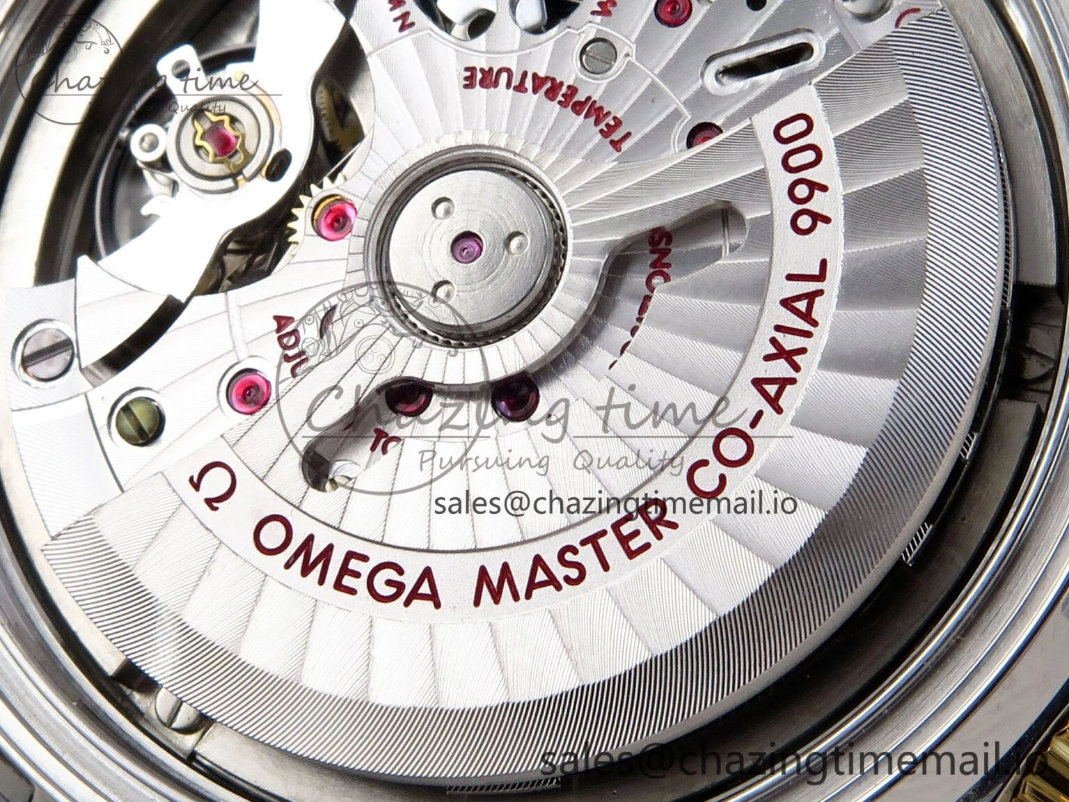 Minimalist Seamaster 300m Chrono SS RG OMF 1:1 Best Edition Blue Dial on SS RG Bracelet A 7686