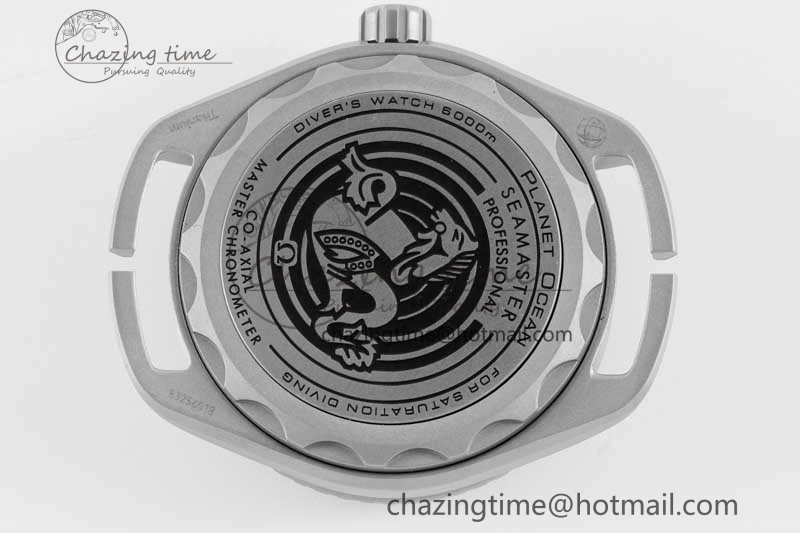 EyeCatching Seamaster 6000M Ultra Deep SS SBF 1:1 Best Edition Black Dial on Black Nylon Strap A8912 Super Clone 7818