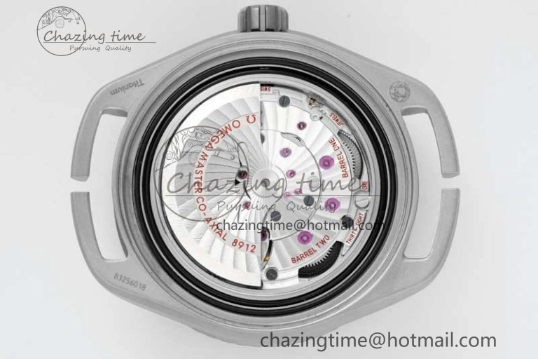 EyeCatching Seamaster 6000M Ultra Deep SS SBF 1:1 Best Edition Black Dial on Black Nylon Strap A8912 Super Clone 7818