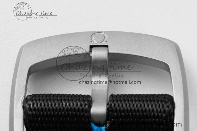 EyeCatching Seamaster 6000M Ultra Deep SS SBF 1:1 Best Edition Black Dial on Black Nylon Strap A8912 Super Clone 7818