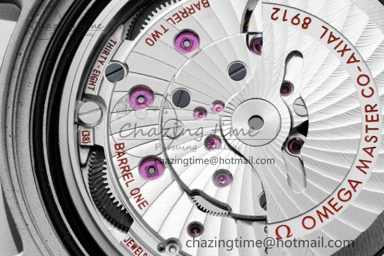 EyeCatching Seamaster 6000M Ultra Deep SS SBF 1:1 Best Edition Black Dial on Black Nylon Strap A8912 Super Clone 7818