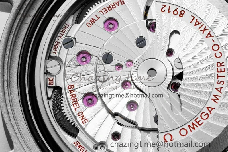 EyeCatching Seamaster 6000M Ultra Deep SS SBF 1:1 Best Edition Black Dial on Black Nylon Strap A8912 Super Clone 7818