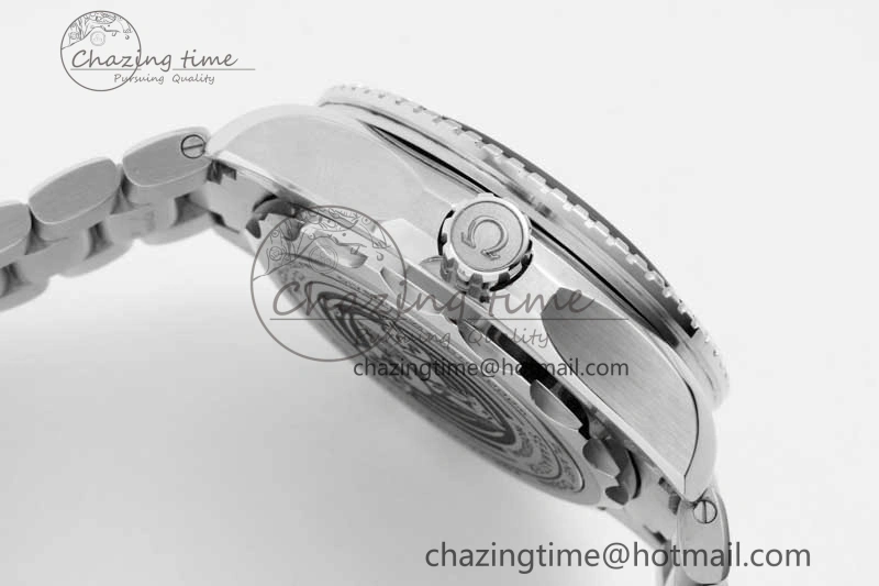 Seamaster 6000M Ultra Deep SS SBF 1:1 Best Edition Deep Blue Dial on SS Bracelet A8912 Super Clone SunProtective 7816