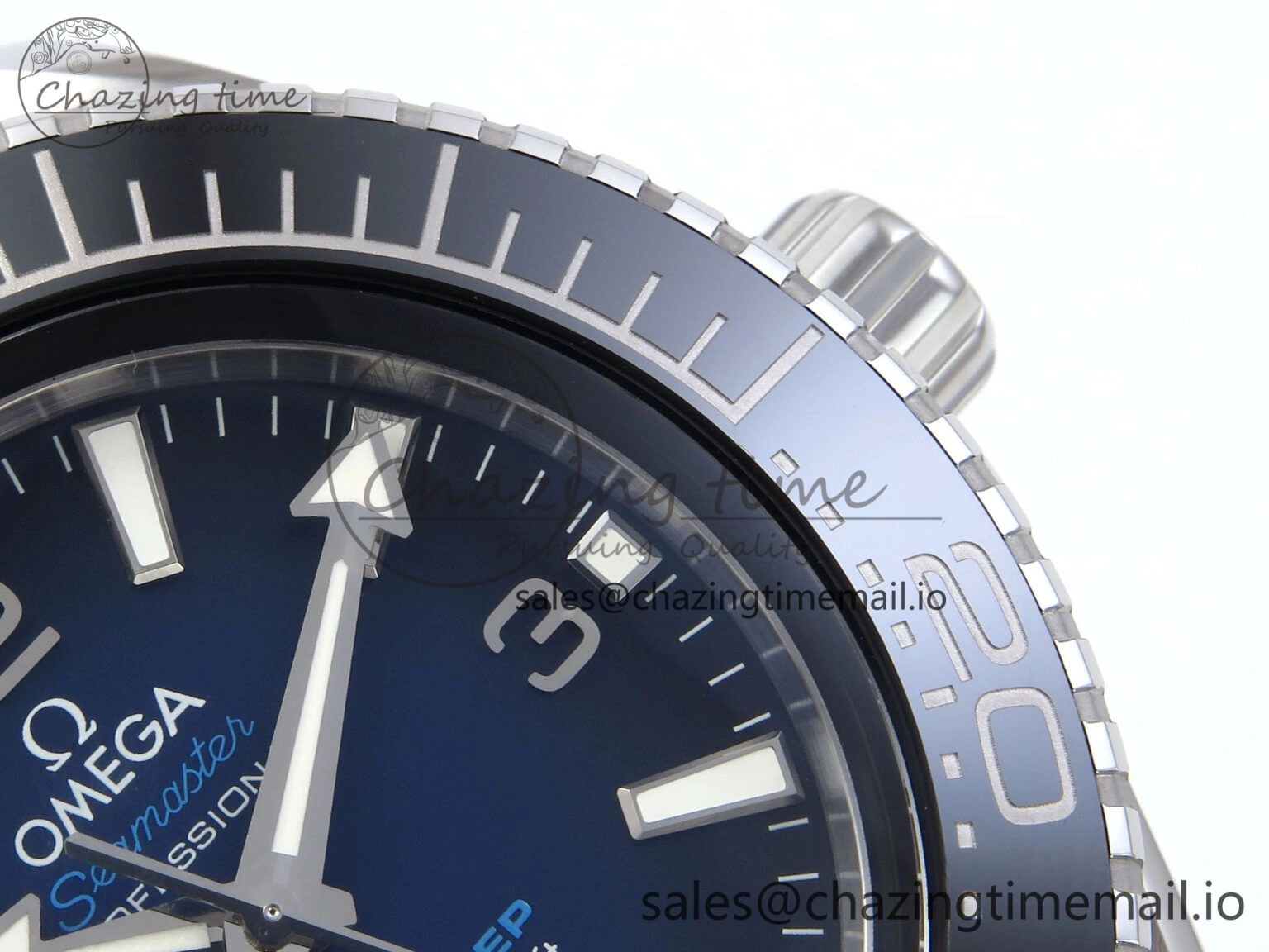 Seamaster 6000M Ultra Deep SS VRF 1:1 Best Edition Deep Blue Dial on SS Bracelet A8912 Super Clone EasyMatch 7689