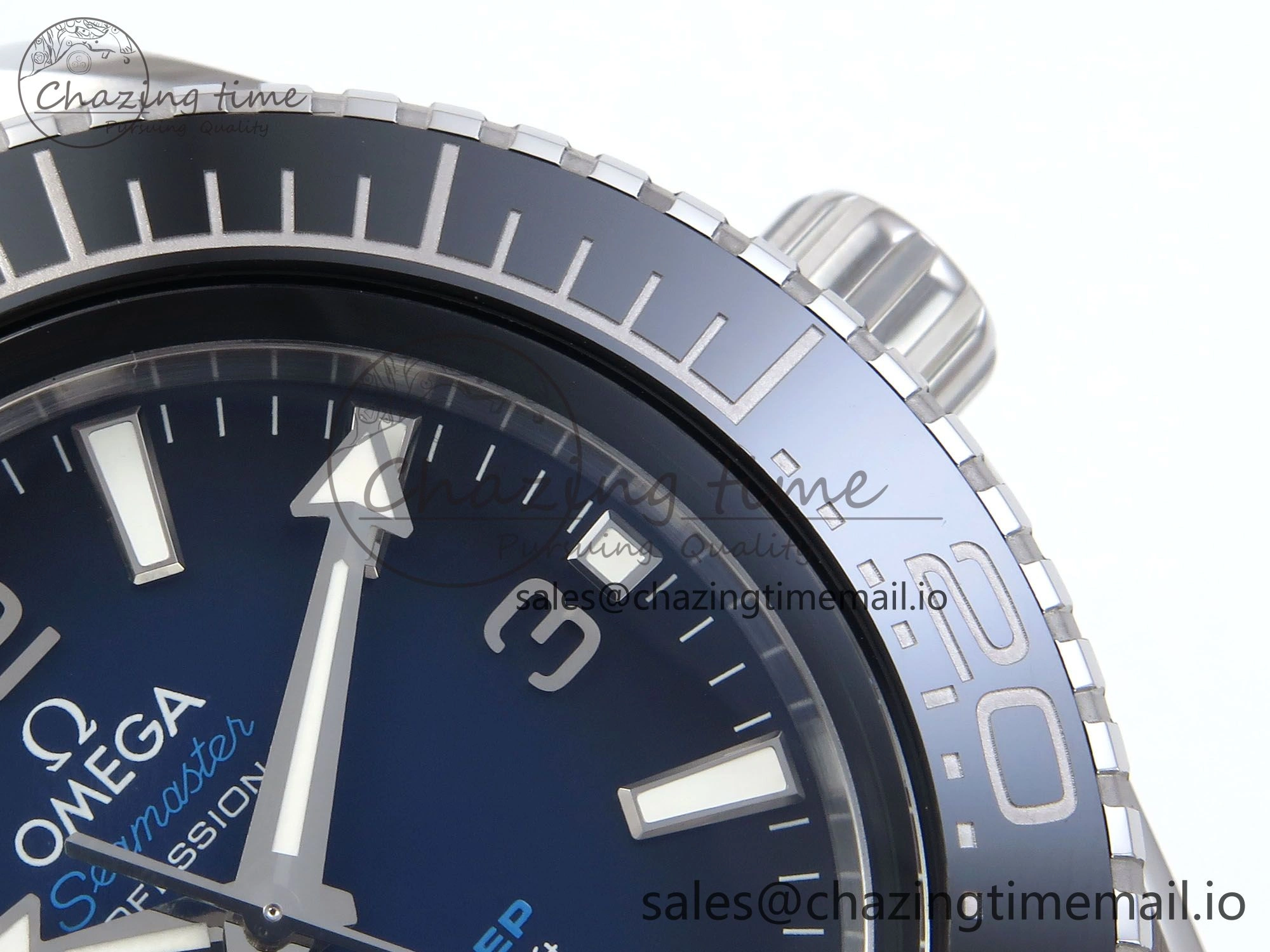 Seamaster 6000M Ultra Deep SS VRF 1:1 Best Edition Deep Blue Dial on SS Bracelet A8912 Super Clone EasyMatch 7689