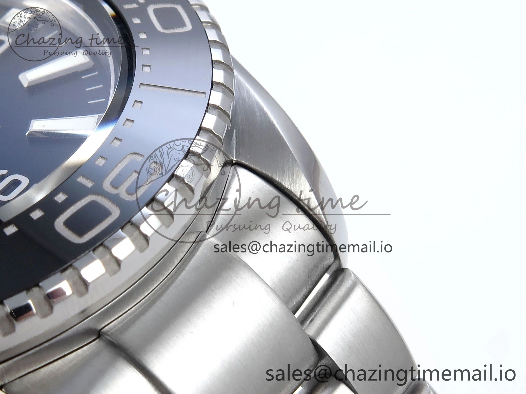 Seamaster 6000M Ultra Deep SS VRF 1:1 Best Edition Deep Blue Dial on SS Bracelet A8912 Super Clone EasyMatch 7689