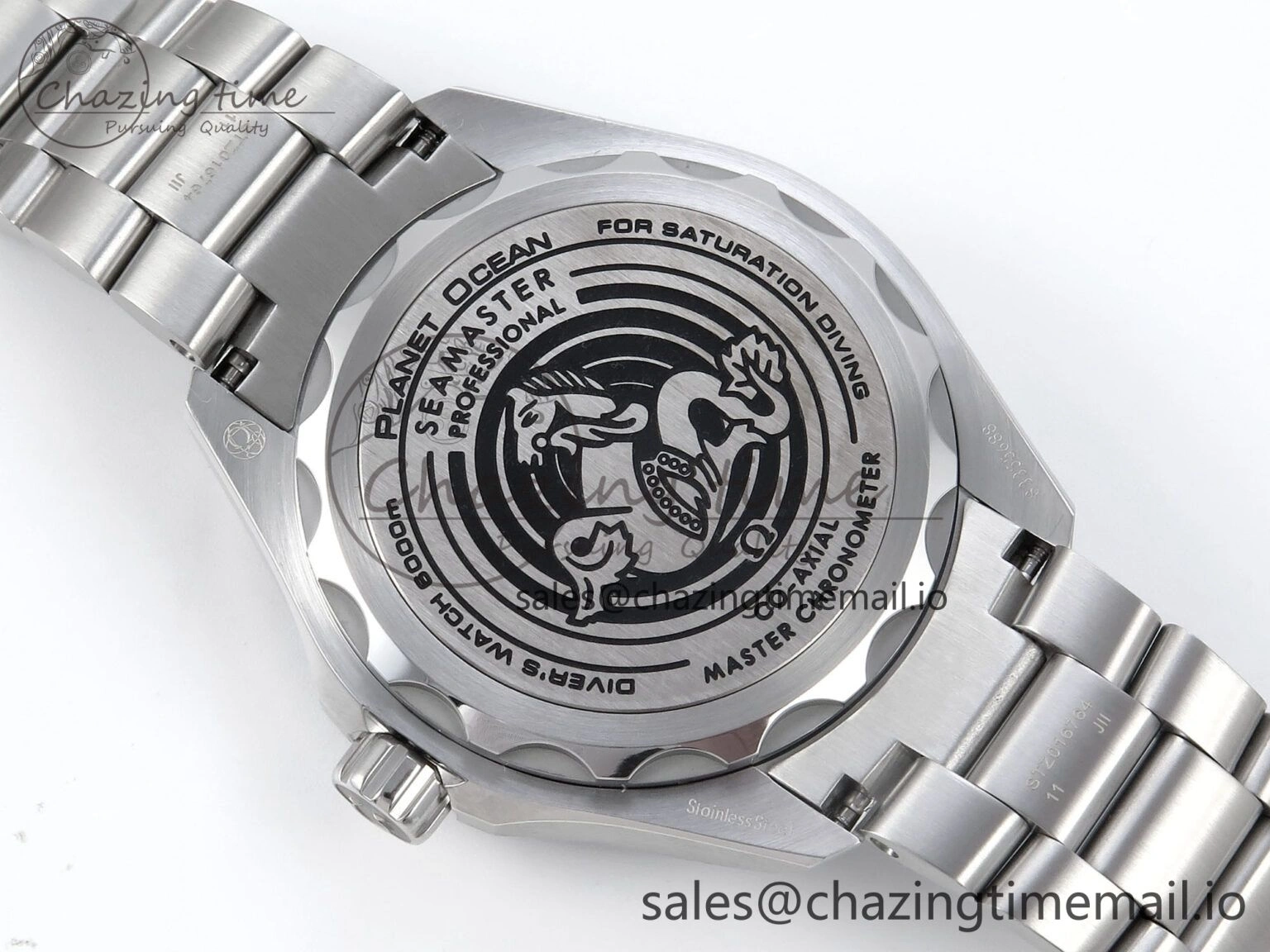 Seamaster 6000M Ultra Deep SS VRF 1:1 Best Edition Deep Blue Dial on SS Bracelet A8912 Super Clone EasyMatch 7689