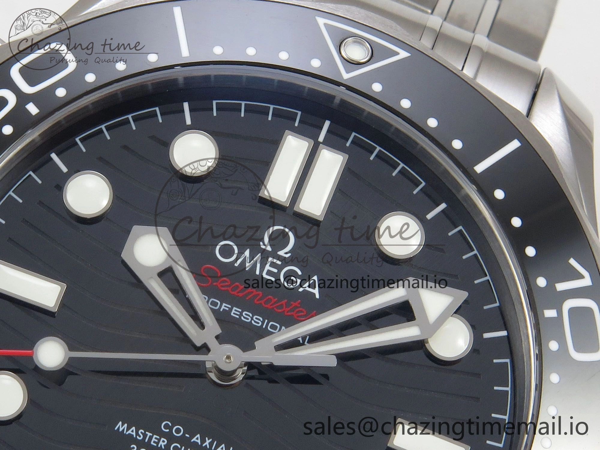 Seamaster Diver 300M Black Ceramic Bezel V4 VSF 1:1 Best Edition Black Dial On SS Bracelet Super Clone Asian Stylish 7653