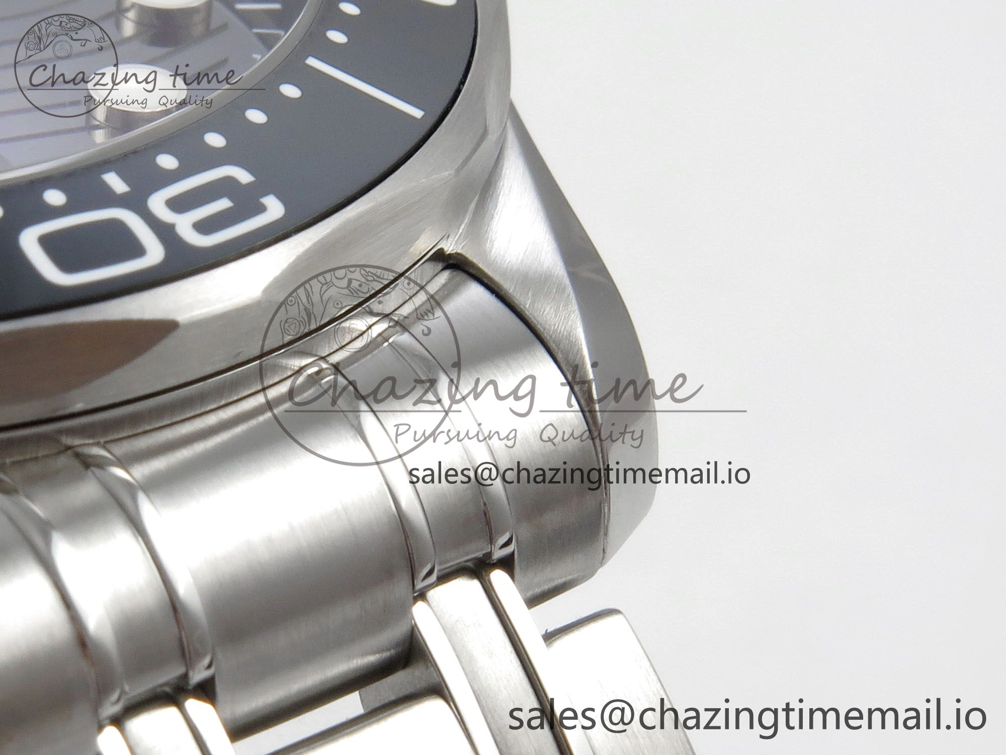 Seamaster Diver 300M Black Ceramic Bezel V4 VSF 1:1 Best Edition Black Dial On SS Bracelet Super Clone Asian Stylish 7653