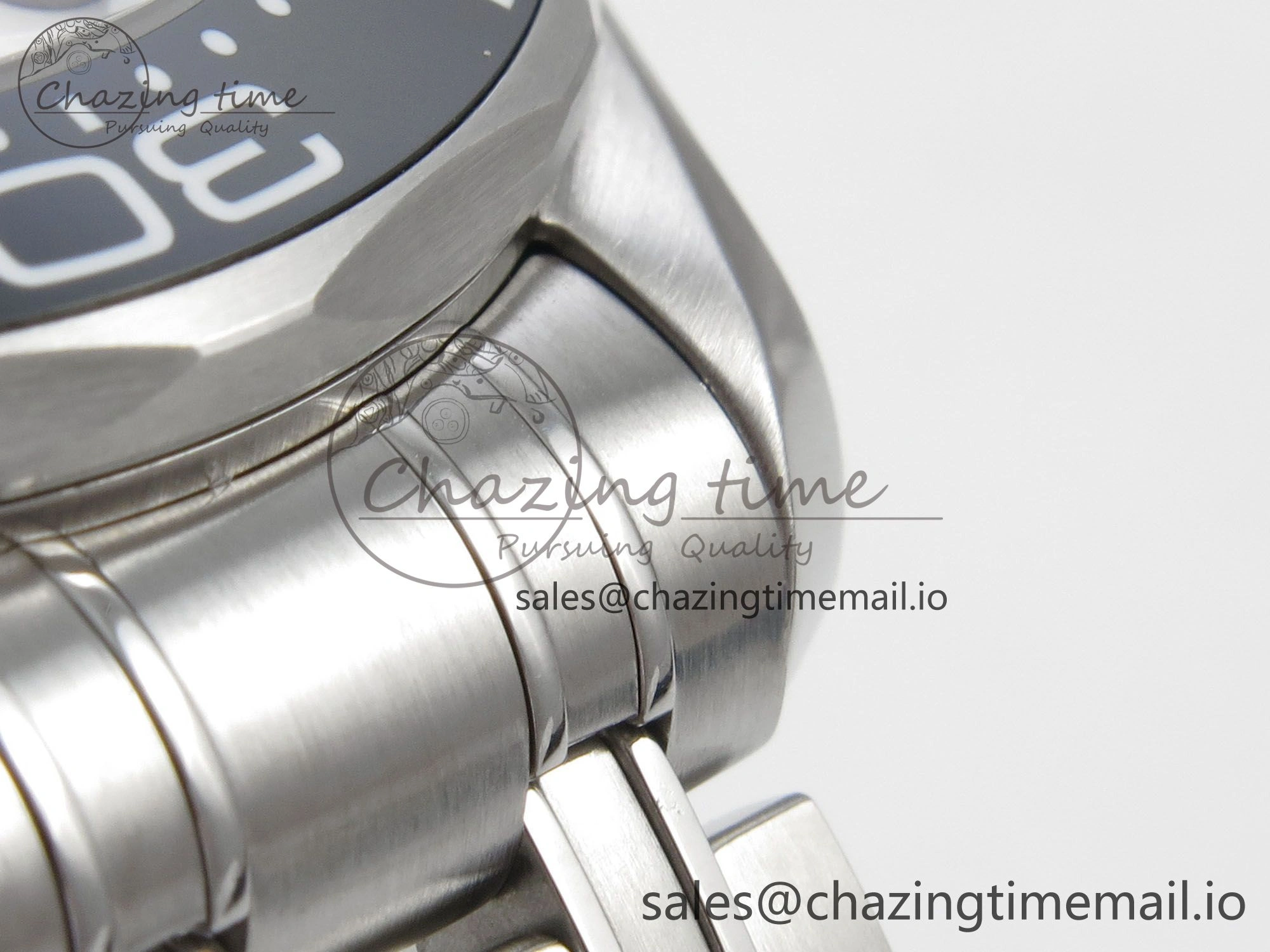 OdorResistant Seamaster Diver 300M Black Ceramic Bezel V4 VSF 1:1 Best Edition White Dial On SS Bracelet Super Clone Asian 7654