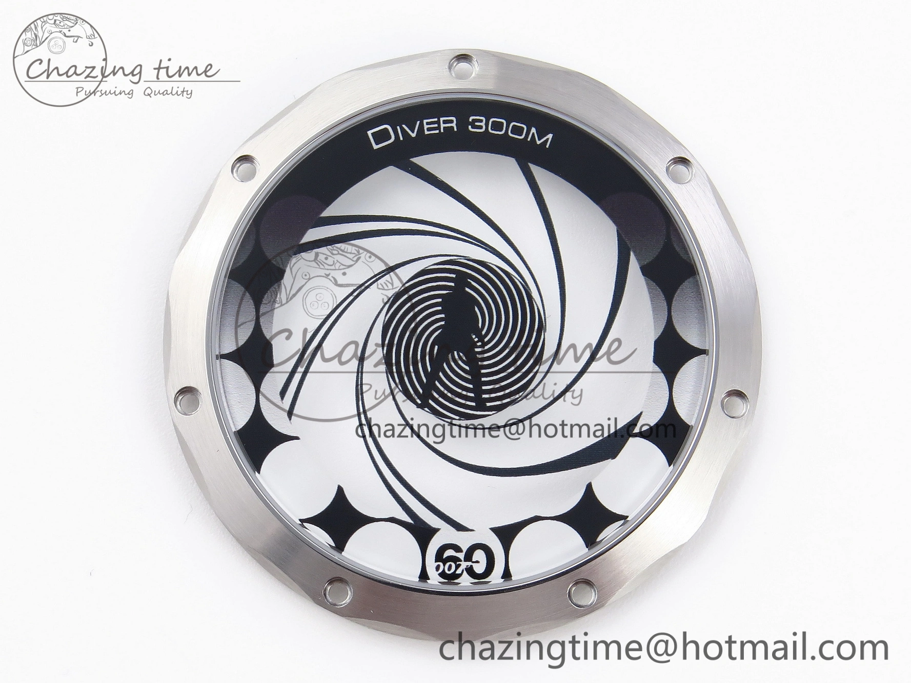 Comfortable Seamaster Diver 300M James Bond 007 60th Anniversary VSF 1:1 Best Edition  Blue Dial on Mesh Bracelet A 7782