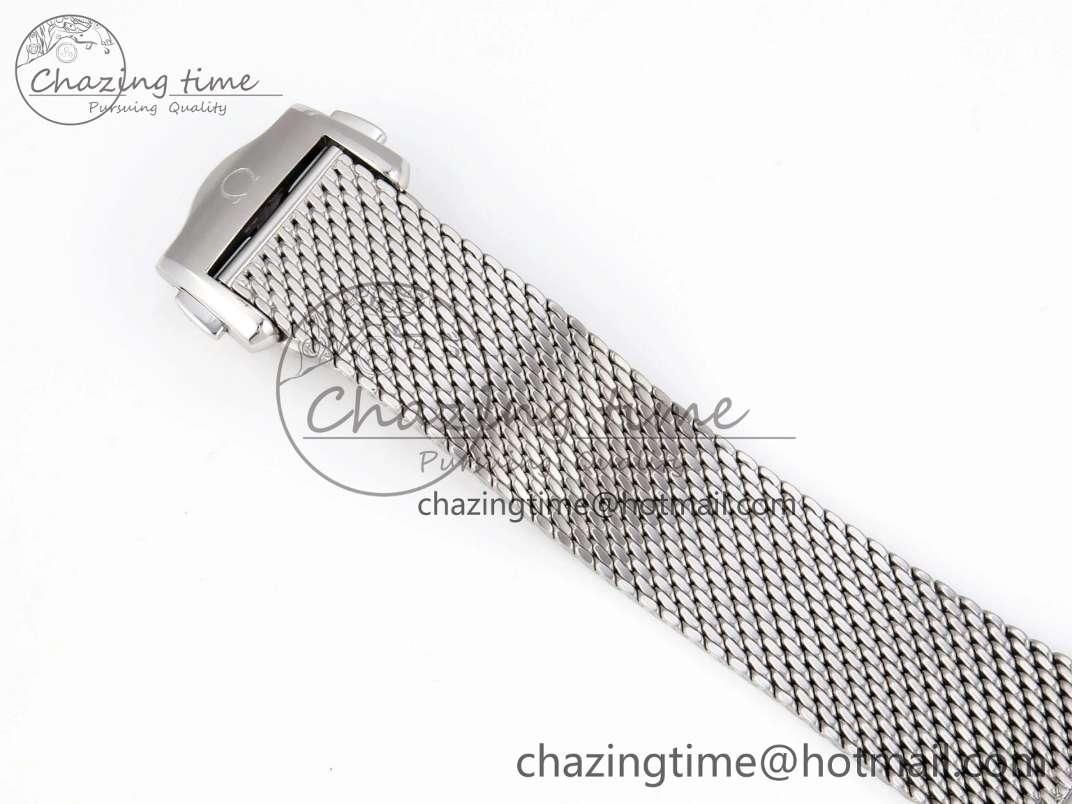 Comfortable Seamaster Diver 300M James Bond 007 60th Anniversary VSF 1:1 Best Edition  Blue Dial on Mesh Bracelet A 7782
