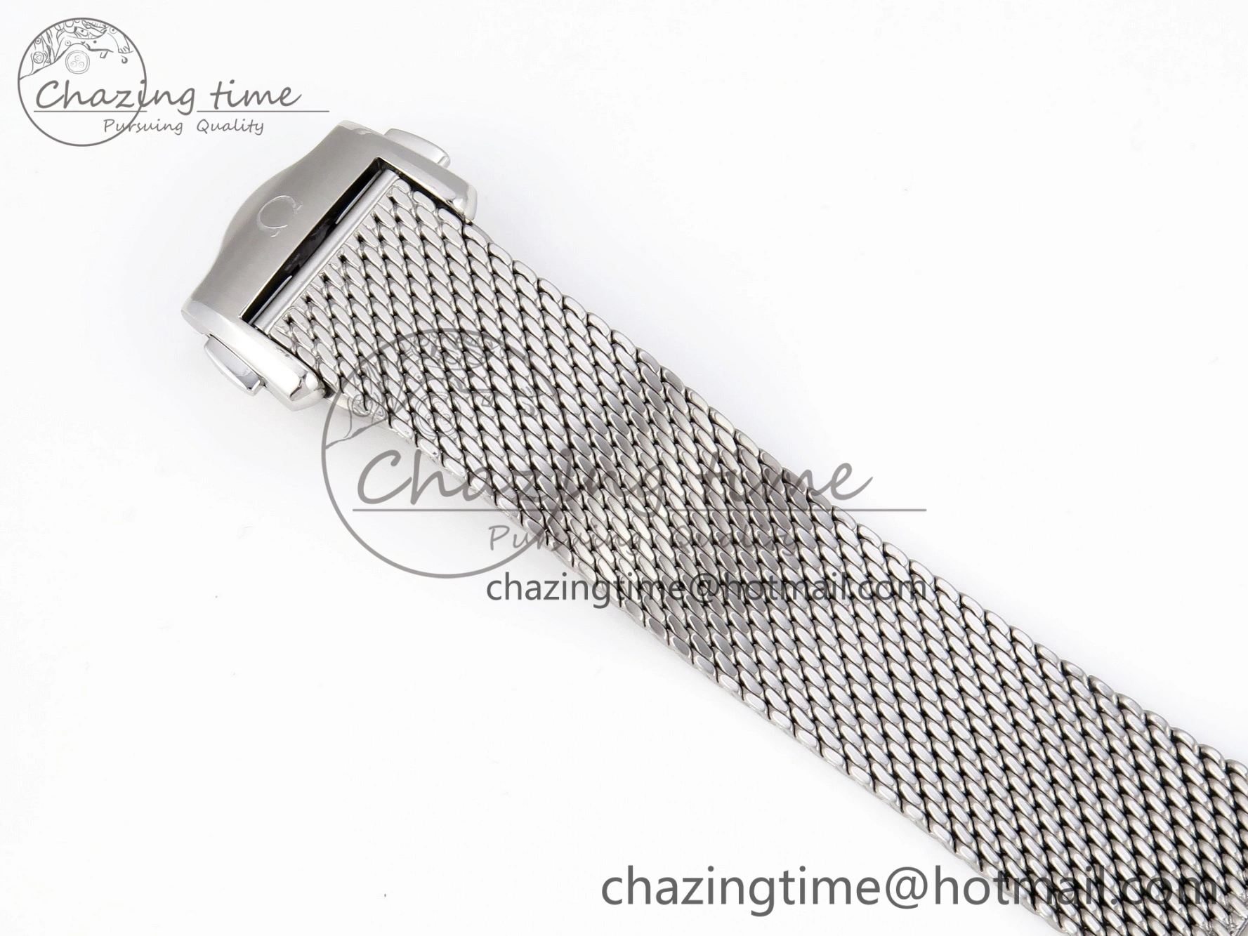 Comfortable Seamaster Diver 300M James Bond 007 60th Anniversary VSF 1:1 Best Edition  Blue Dial on Mesh Bracelet A 7782